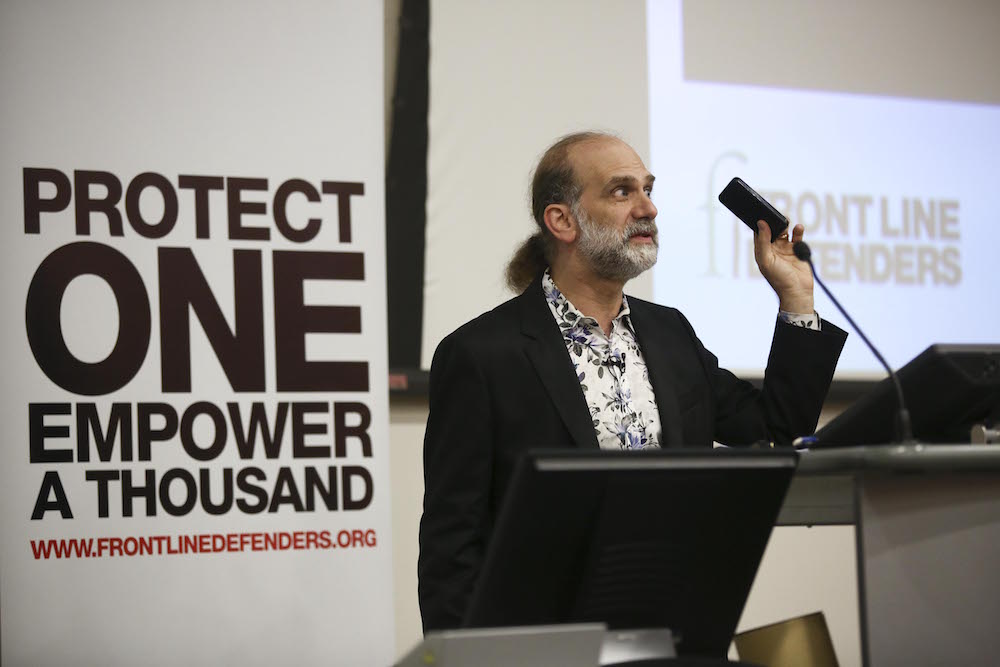 Bruce Schneier presenting the 2014 Annual Lecture