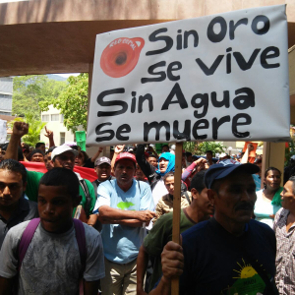 Environmental HRD protest - Honduras CIPRODEH